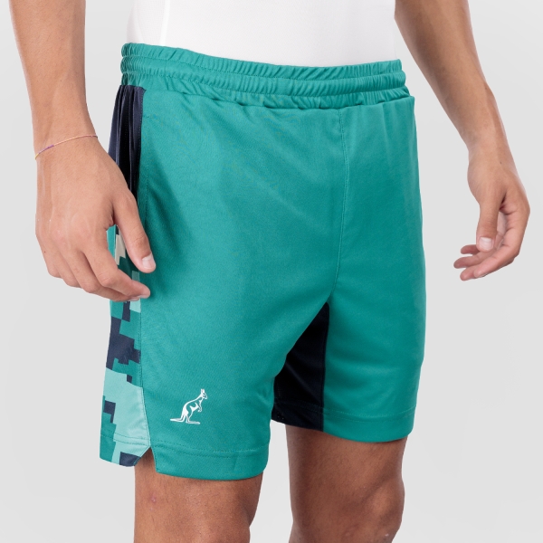 Men's Padel Shorts Australian Tactics Ace 7in Shorts  Everglades TEUSH0061772