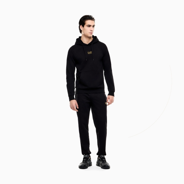 EA7 Core Identity Pro Hoodie - Black