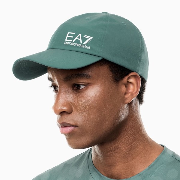Padel Caps and Visors EA7 Pro Cap  Silver Pine/White 7X000590AF22965M7272