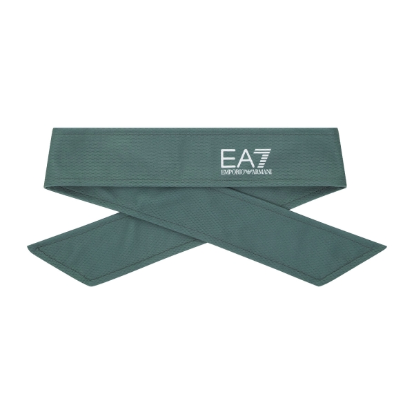 Padel Headband EA7 Pro Headband  Silver Pine/White 7X000348AF18708M7272
