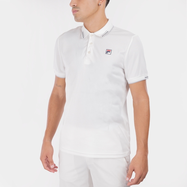 Men's Padel Polo Fila Alejandro Polo  Ecru FBM2612602010