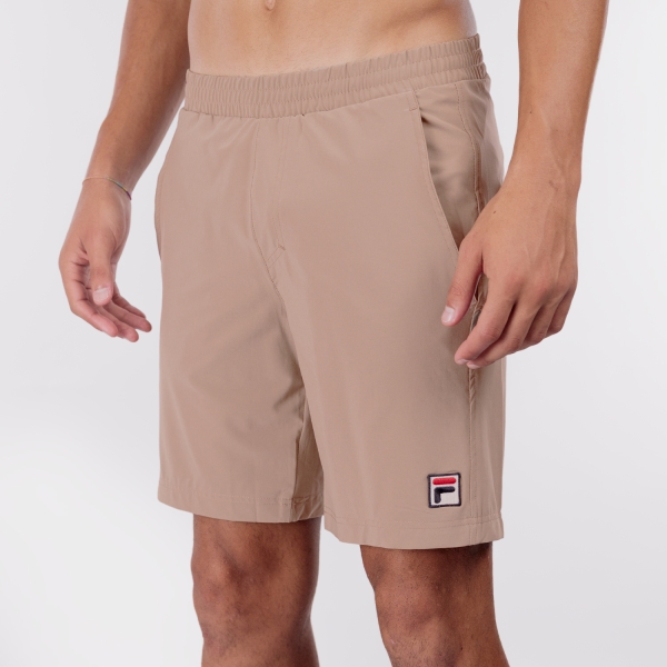 Men's Padel Shorts Fila Santana 9in Shorts  Taupe Gray FBM1420052080