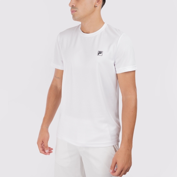 Men's T-Shirt Padel Fila Tristan TShirt  White XCM261352001