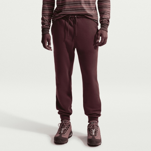 Pantalone e Tight Padel Uomo Nike Club Pantaloni  Burgundy Crush/Metallic Gold FN3787652