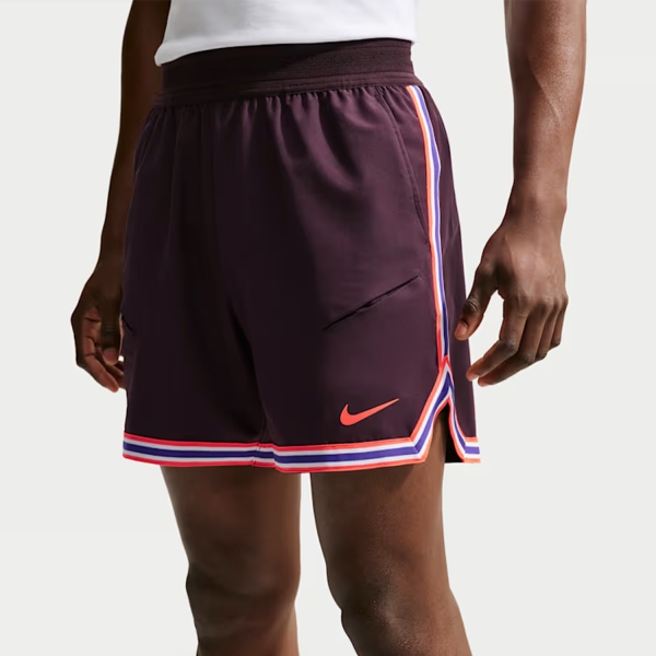 Men's Padel Shorts Nike Court Slam Carlos 6in Shorts  Burgundy Ash/Bright Crimson IM5791647