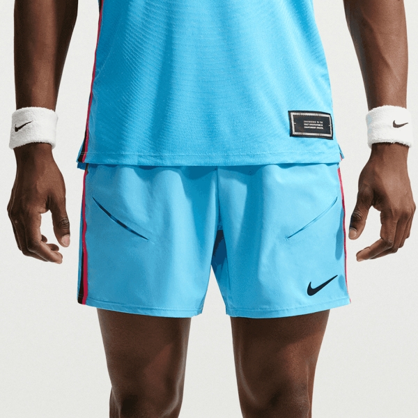 Men's Padel Shorts Nike Court Slam DriFIT 6in Shorts  Baltic Blue/Black IM5781416