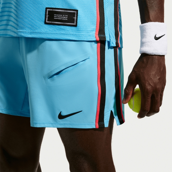 Nike Court Slam Dri-FIT 6in Shorts - Baltic Blue/Black