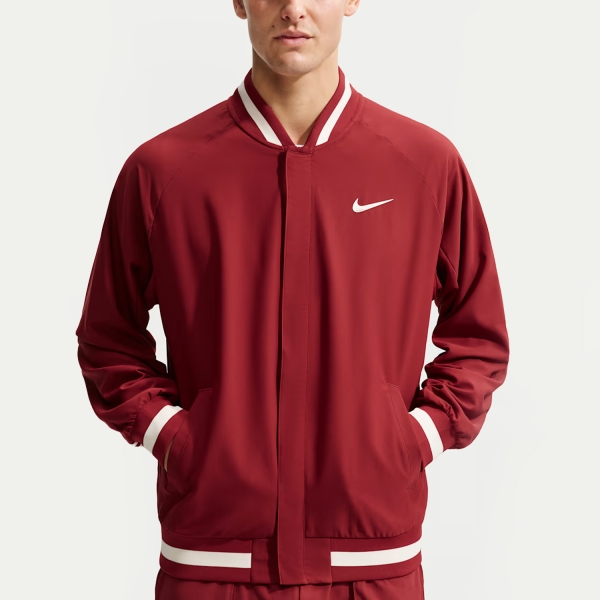 Men's Padel Jacket Nike Court Slam Jannik Jacket  Team Red/Pale Ivory IM6613677