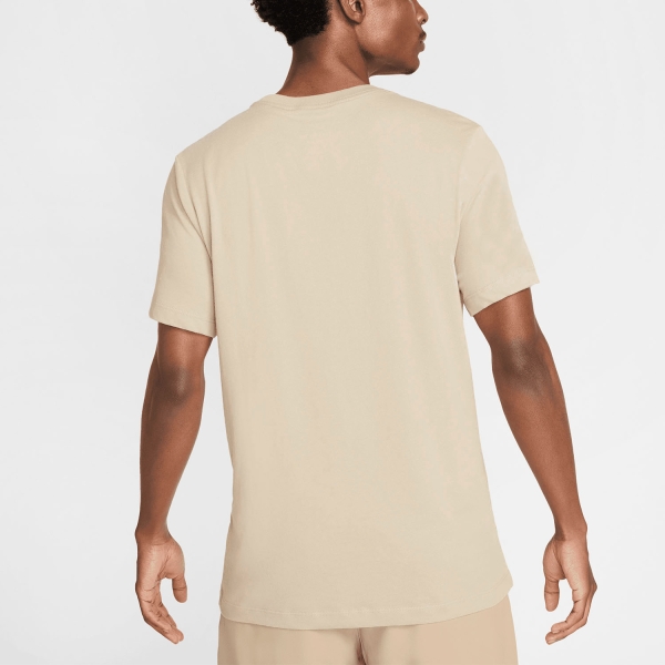 Nike Dri-FIT Court T-Shirt - Desert Khaki/Black