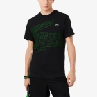 Lacoste XXL Logo Print T-Shirt - Noir/Vert Lacoste XXL Logo Print T-Shirt - Noir/Vert
