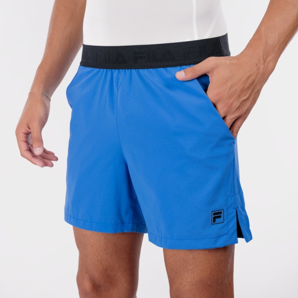 Men's Padel Shorts Fila Jarno 5.5in Shorts  Nebulas Blue XCM2625021440