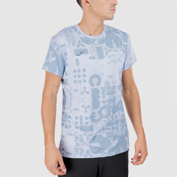 Camiseta Padel Hombre Joma Challenge Printed Camiseta  Sky Blue 104852.384
