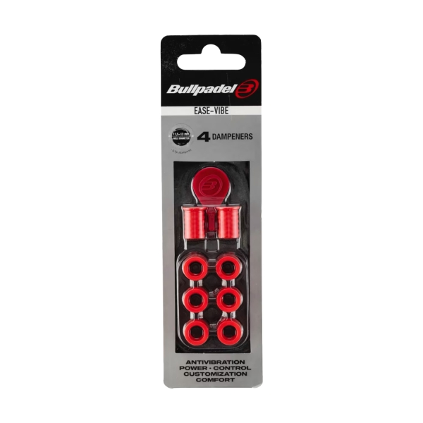Racket Accessories Bullpadel Ease Vibe Dampeners  Rojo 449276003