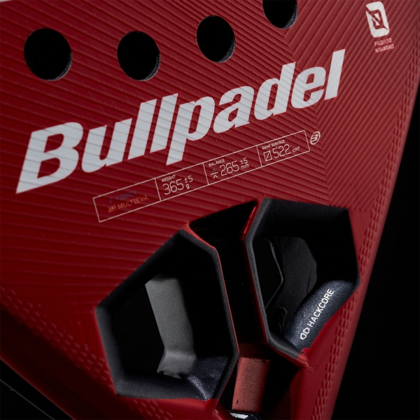 Bullpadel Hack 05 CMF Padel - Red/Black