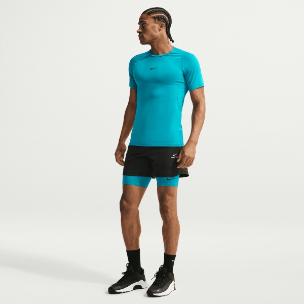 Nike Pro Short Tights - Energy/Black