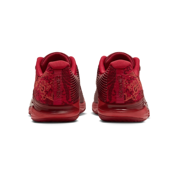 Nike Vapor 12 Clay Qinwen Zheng - University Red/Metallic Gold/Tough Red