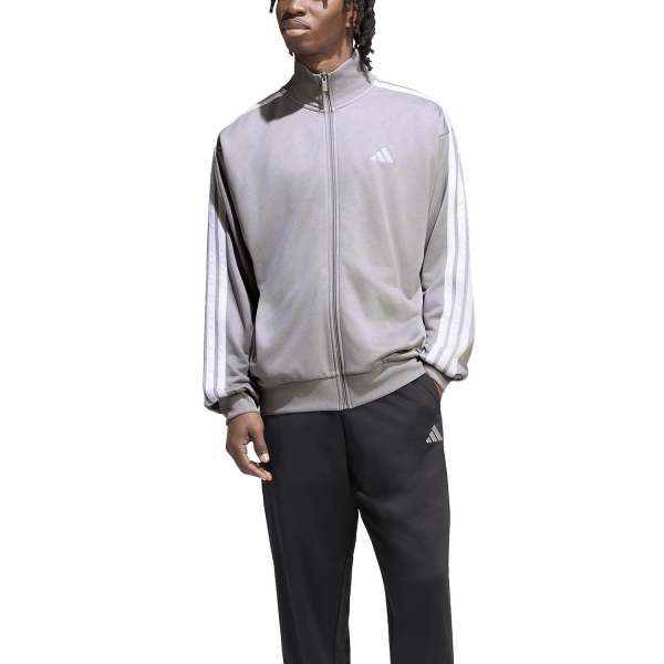 Tuta Padel Uomo adidas 3 Stripes Pro Tuta  Medium Grey Heather/White KY2264
