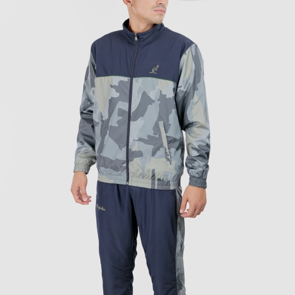Traje Padel Hombre Australian Baseline Flow Camo Chandal  Eclipse Blue SWUTU0173194