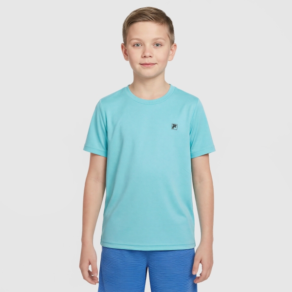 Boy's Padel Polos and Shirt Fila Tristan TShirt Boys  Peacock Blue FJL2613521350