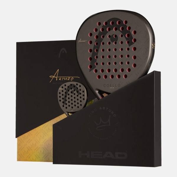HEAD Coello Pro Special Pack Padel - Brown/Dark Red