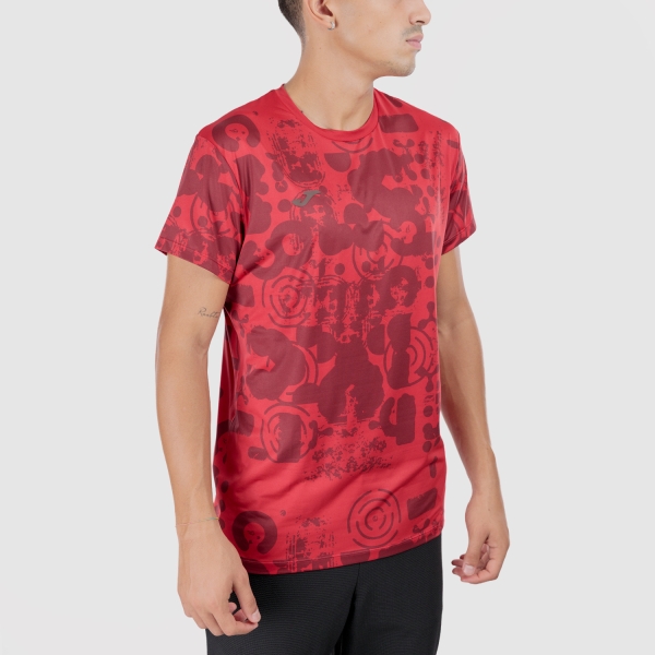 Camiseta Padel Hombre Joma Challenge Printed Camiseta  Red 104852.631