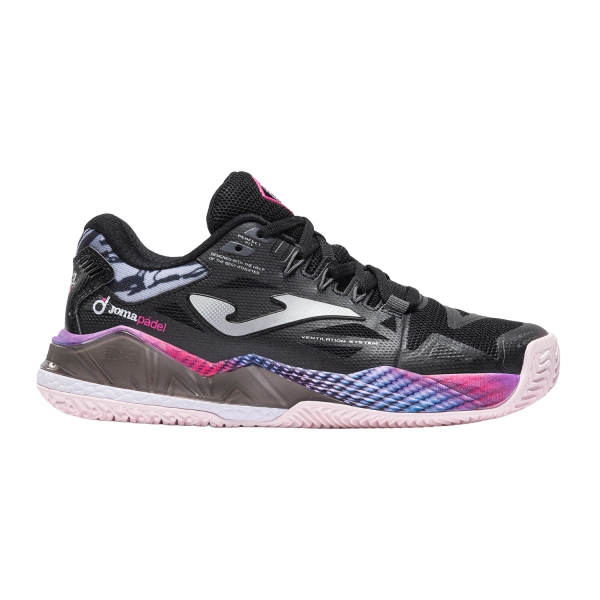 Zapatillas Padel Mujer Joma Spin  Black TSPILW2601OM