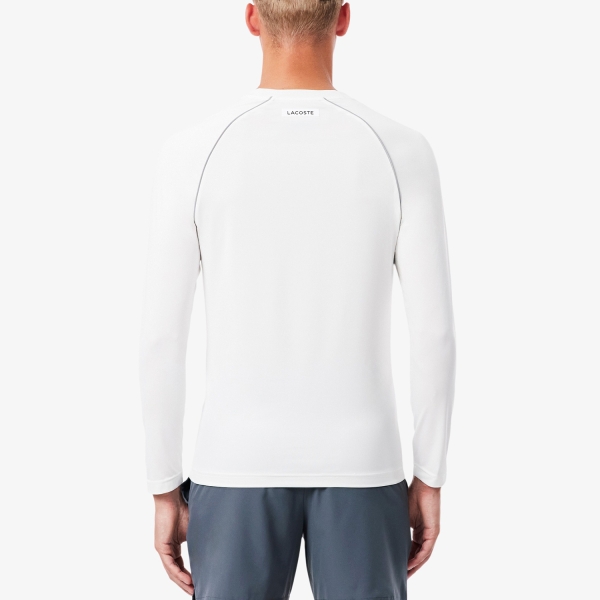 Lacoste Reflective Accent Maglia - Blanc