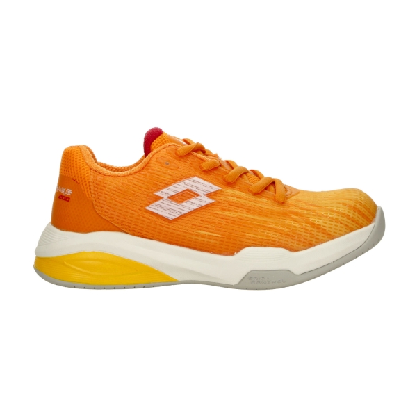 Scarpe Padel Bambini Lotto Mirage 200 II All Round Bambini  Flame Orange/All White/Ray Yellow 224018EQ2