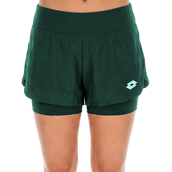 Women's Padel Skirts and Shorts Lotto Tech II 3in Shorts  Biome Green 220439ERO