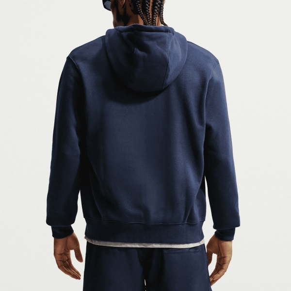 Nike Club Fleece Hoodie - Obsidian/White