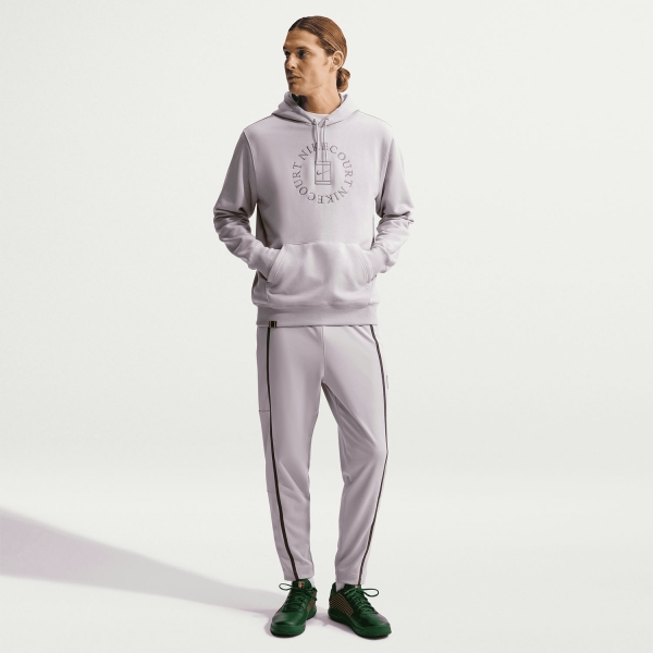 Nike Court Dri-FIT Heritage Hoodie - Silver Lilac/Taupe Grey