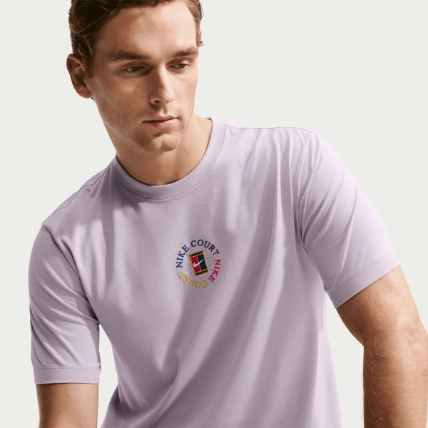 Nike Court Dri-FIT Heritage Maglietta - Silver Lilac