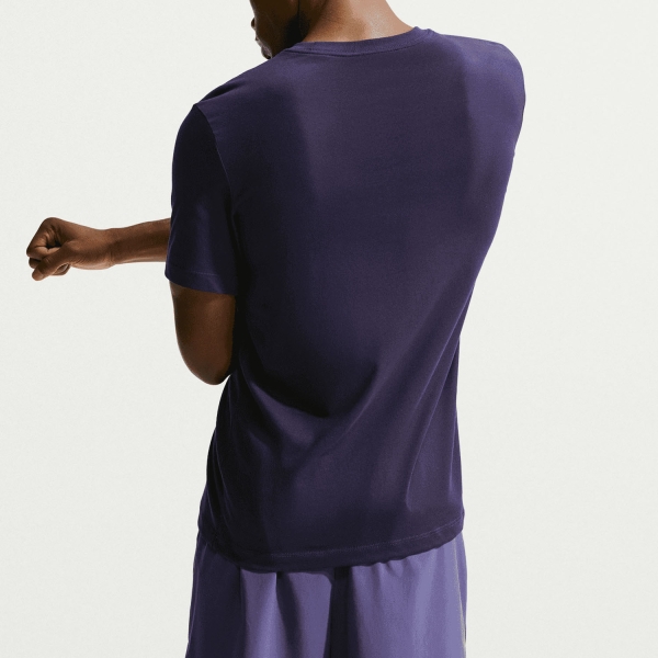 Nike Dri-FIT Court Logo Maglietta - Purple Dynasty/White
