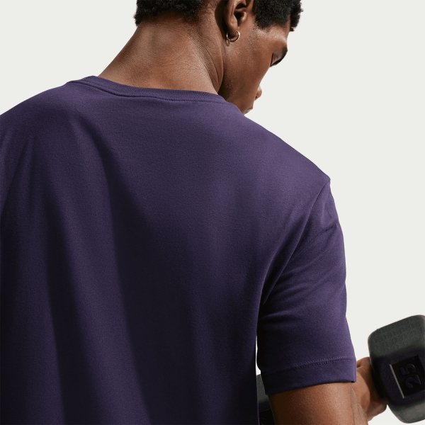 Nike Dri-FIT Court Logo Maglietta - Purple Dynasty/White