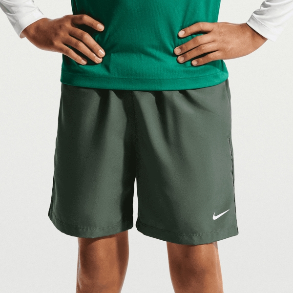 Boy's Padel Shorts and Pants Nike DriFIT Icon 6in Shorts Boy  Camo Green/White DX5382303
