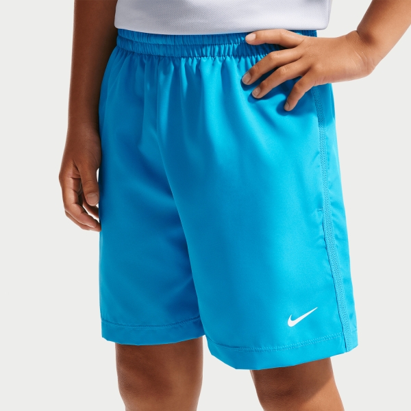 Boy's Padel Shorts and Pants Nike DriFIT Icon 6in Shorts Boy  Light Current Blue/White DX5382418