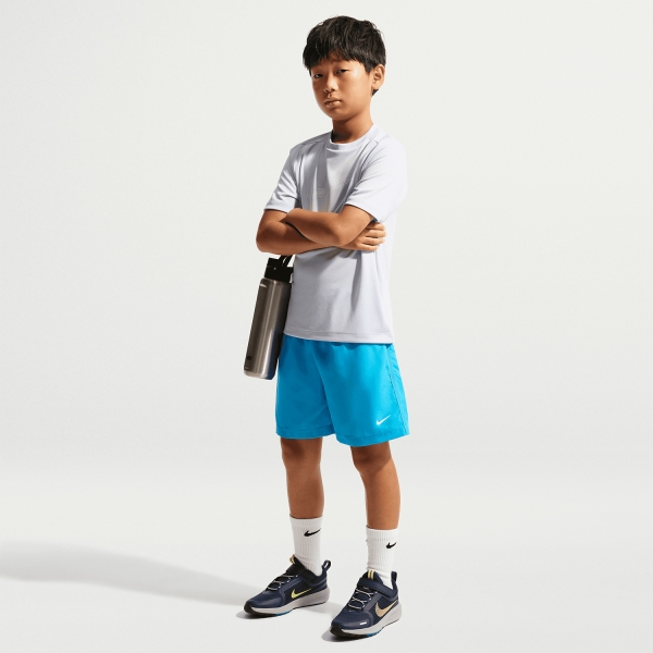 Nike Dri-FIT Icon 6in Shorts Boy - Light Current Blue/White