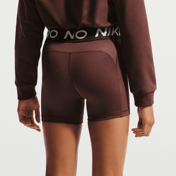 Nike Pro 3.5in Shorts Niña - Mystic Dates/White