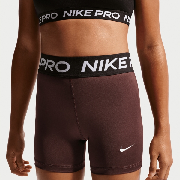 Nike Pro 3.5in Shorts Niña - Mystic Dates/White