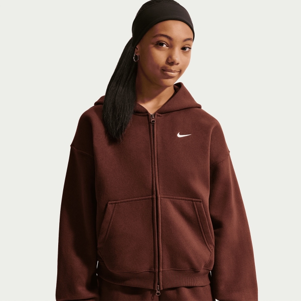 Nike Studio Fleece Sudadera Niña - Mystic Dates/White