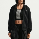 Nike Studio Fleece Hoodie - Total Black/Sail
