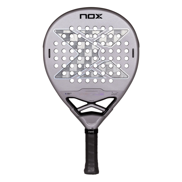 Racchetta Padel NOX Luxury NOX AT10 Genius 18K Alum 2027 Padel Silver/Black PAGENIUS1827