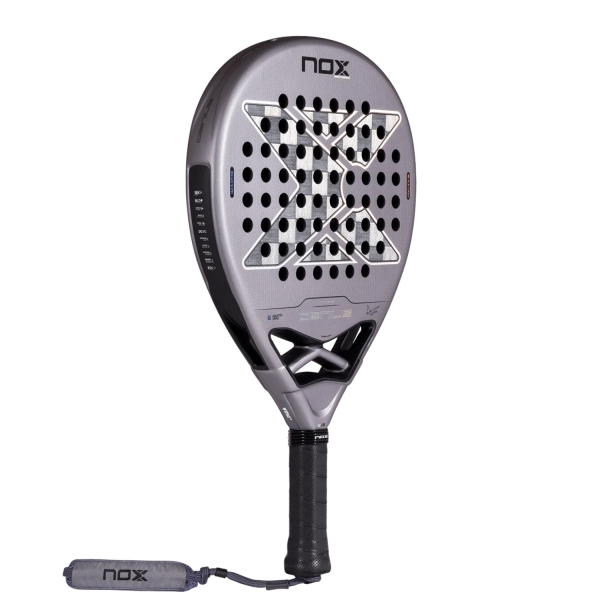 NOX AT10 Genius 18K Alum 2027 Padel - Silver/Black