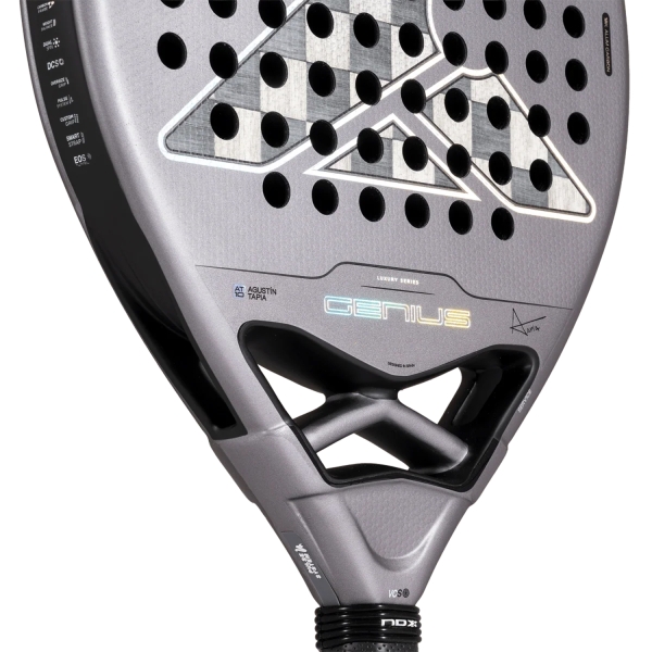 NOX AT10 Genius 18K Alum 2027 Padel - Silver/Black