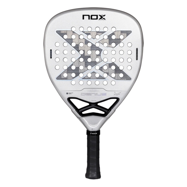 Racchetta Padel NOX Luxury NOX AT10 Genius Attack 12K Alum XTREM Padel Silver/Black PAGENIUSAT1227