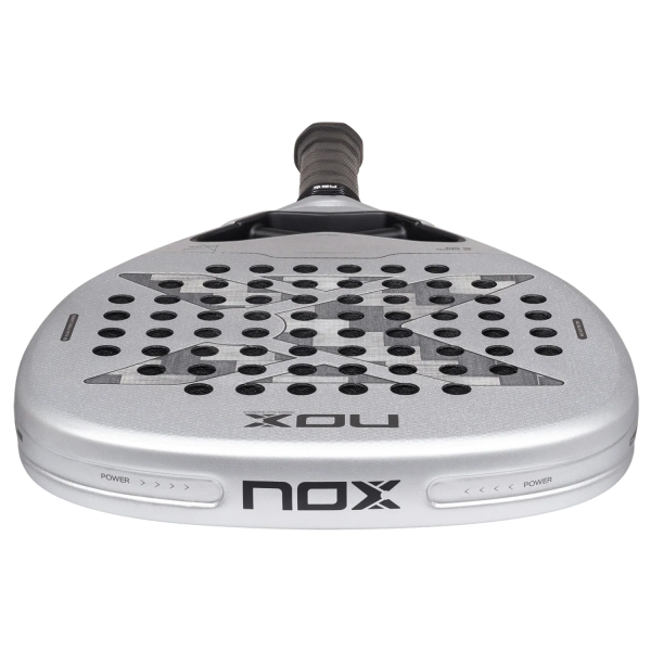NOX AT10 Genius Attack 12K Alum XTREM Padel - Silver/Black