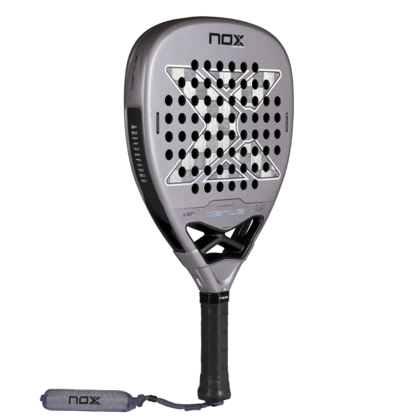 NOX AT10 Genius Attack 18K Alum Padel - Silver/Black
