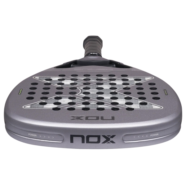 NOX AT10 Genius Attack 18K Alum Padel - Silver/Black