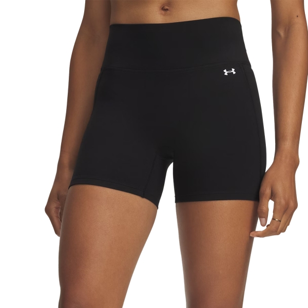 Women's Padel Skirts and Shorts Under Armour Motion Middy 4.5in Shorts Ultimate Black/White 60137900008
