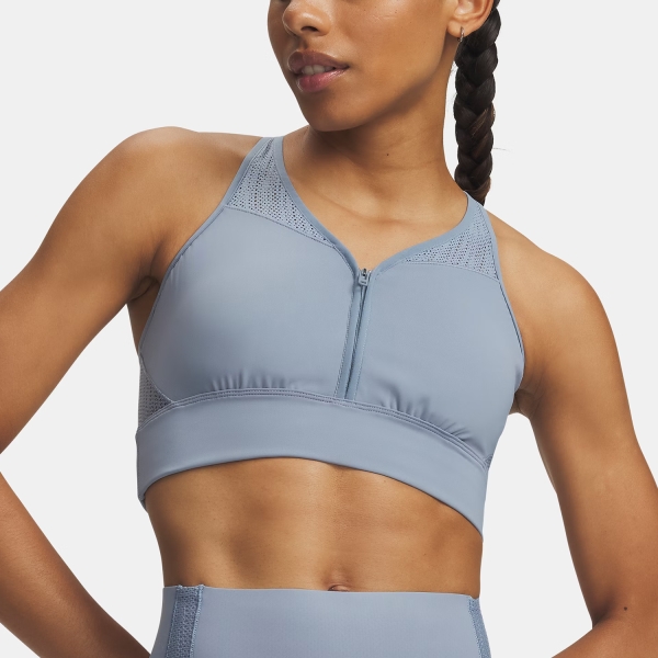 Top Padel Mujer Under Armour Vanish Elite Mesh Top  Blue Wind/Metallic Silver 60138610448